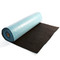 Oil-only adsorbent track mat poly-backed